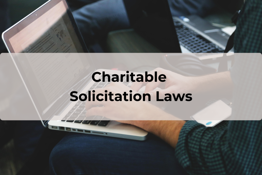 Charitable Solicitation Laws